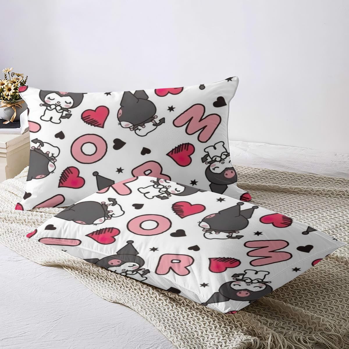 Amazon｜クロミ ちゃん 布団カバー ダブル 3点セット 寝具セット 布団